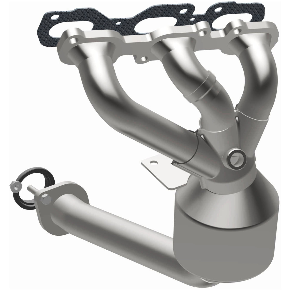 Catalytic Converter with Integrated Exhaust Manifold for HM Grade Federal / EPA Compliant Direct-Fit Manifold Catalytic