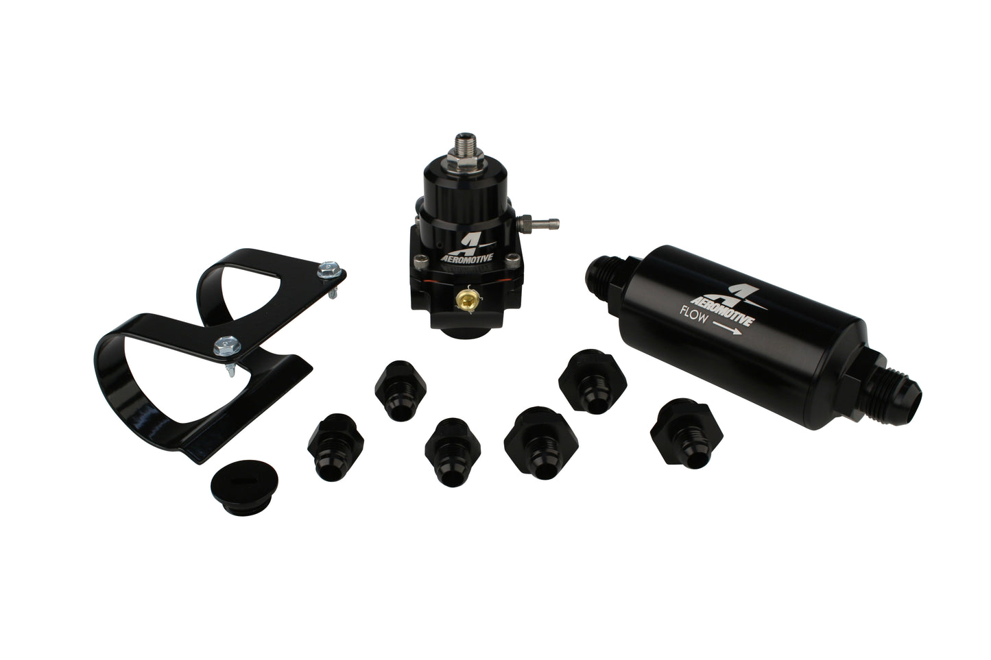Fuel Filter Kit High Flow Fuel System Universal Fit Aeromotive 17352-BGPL
