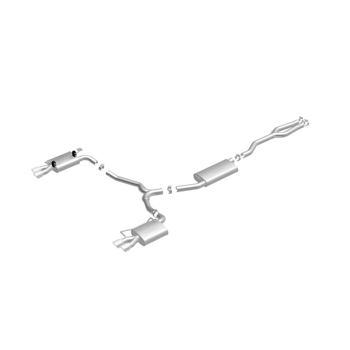 Exhaust System Kit for Street Series Cat-Back Performance Exhaust System MagnaFlow 16623