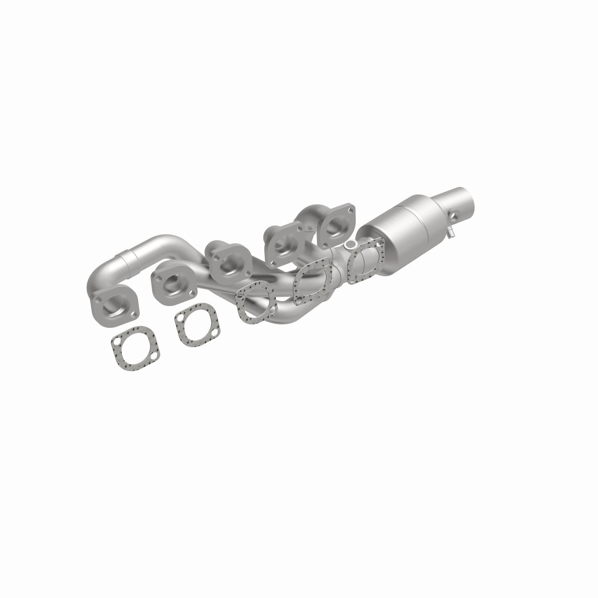 Catalytic Converter with Integrated Exhaust Manifold for HM Grade Federal / EPA Compliant Direct-Fit Manifold Catalytic
