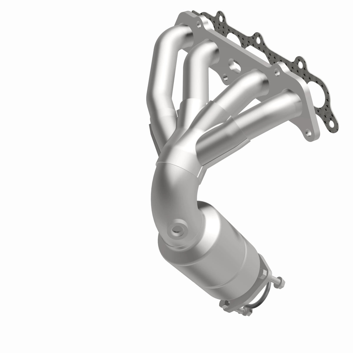 Catalytic Converter with Integrated Exhaust Manifold for HM Grade Federal / EPA Compliant Direct-Fit Manifold Catalytic