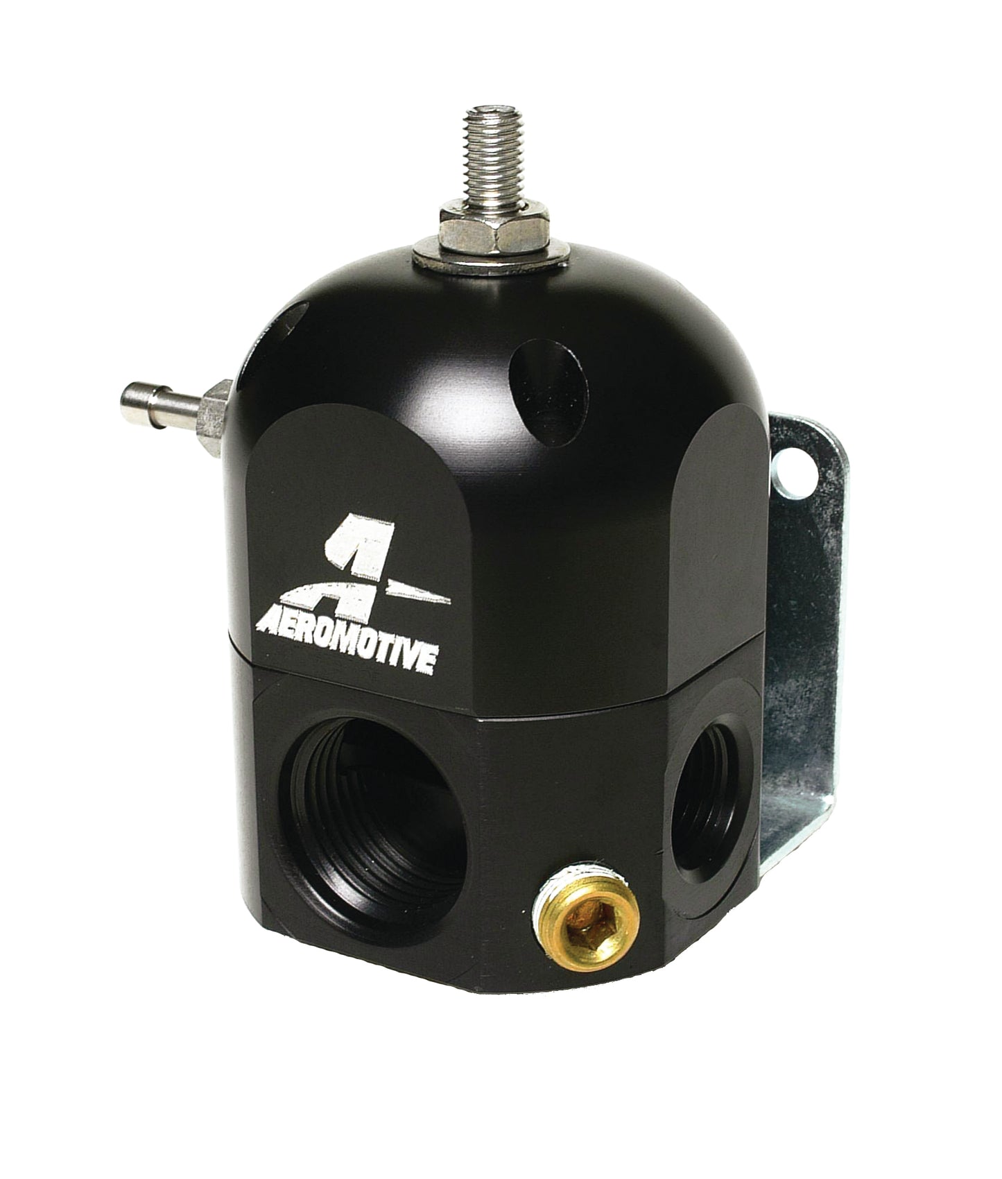 Fuel Pressure Regulator Adjustable Fuel Pressure Universal Fit Aeromotive 13207-BGPL