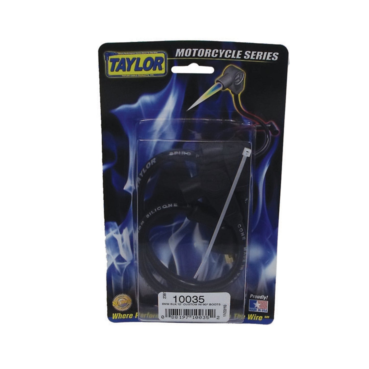 Spark Plug Wire Set 1982-2000 Harley-Davidson 8mm Silicone Spiro Pro 90? 10035