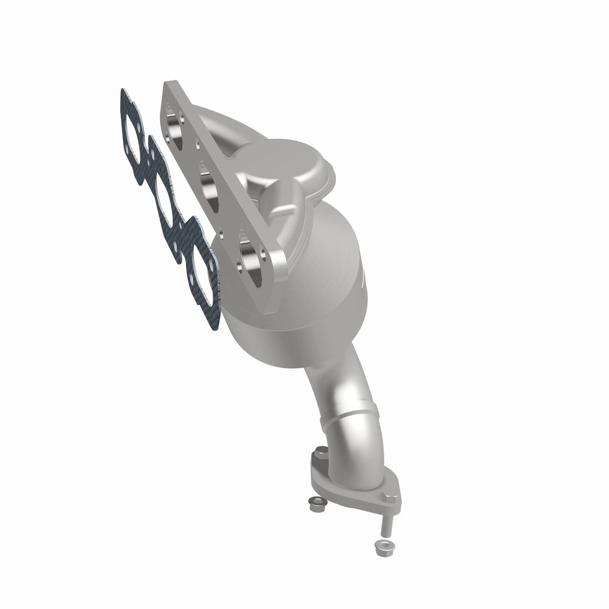 Catalytic Converter with Integrated Exhaust Manifold for HM Grade Federal / EPA Compliant Direct-Fit Manifold Catalytic