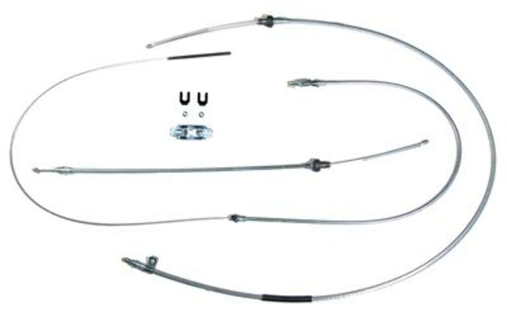 Fits 70 Dodge Challenger 3 piece Parking Brake Cable Kit-BCE04 - Parking Brakes Car Part People