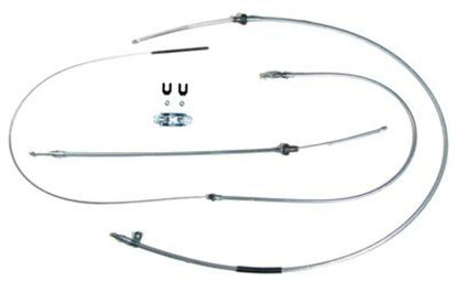 Fits 70 Dodge Challenger 3 piece Parking Brake Cable Kit-BCE04 - Parking Brakes Car Part People