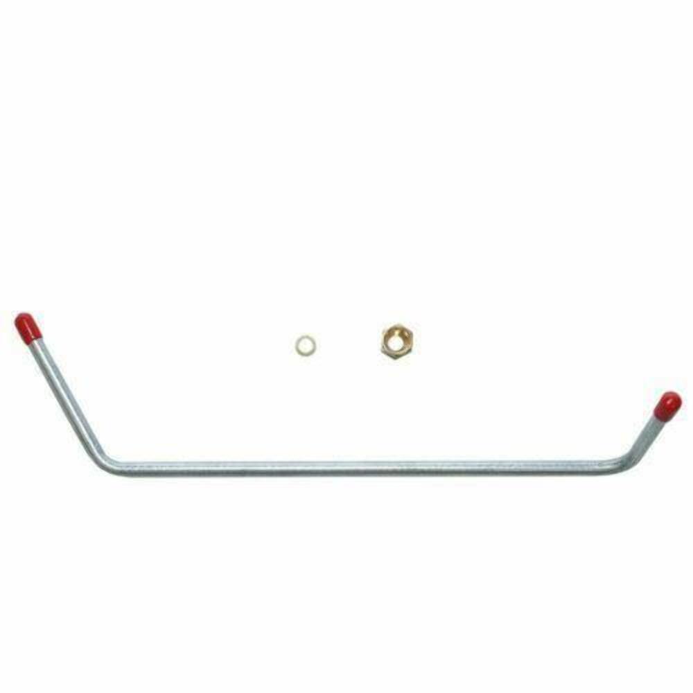 1957 Chevrolet Bel Air 8cyl. Thermal Choke Control Line Stainless - BCH5703SS - Thermal Choke Control Line Car Part People