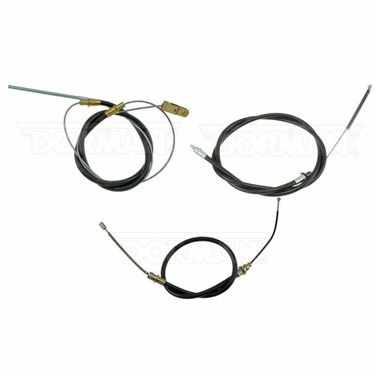 66-70 Mopar B-Body Parking Brake Cable Kit; Fine Lines BCR03 - Brake Line and Hose Kit Car Part People