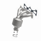 Catalytic Converter with Integrated Exhaust Manifold for HM Grade Federal / EPA Compliant Direct-Fit Manifold Catalytic