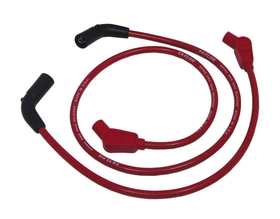 Spark Plug Wire Set 2009-2011 Harley-Davidson 8mm Silicone Spiro Pro 135? 10236