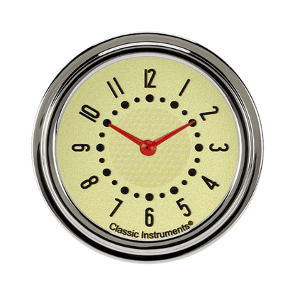 Bel Era III Matching Tan 2 5/8" Clock BET92T