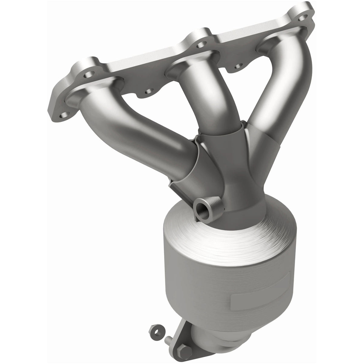 Catalytic Converter with Integrated Exhaust Manifold for HM Grade Federal / EPA Compliant Direct-Fit Manifold Catalytic