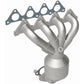 Catalytic Converter with Integrated Exhaust Manifold for HM Grade Federal / EPA Compliant Direct-Fit Manifold Catalytic