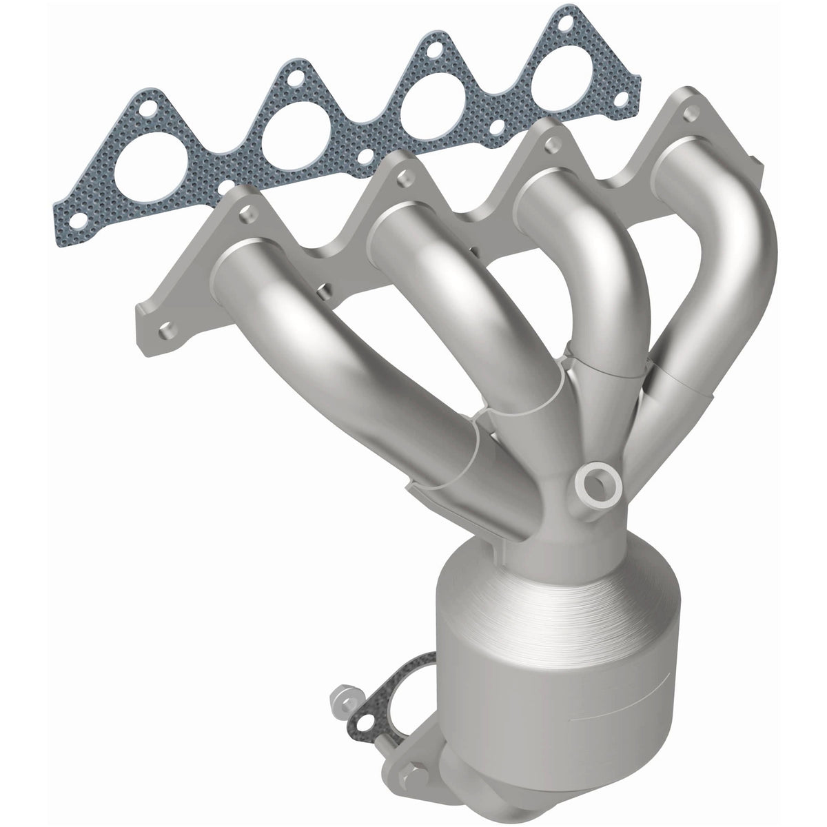 Catalytic Converter with Integrated Exhaust Manifold for HM Grade Federal / EPA Compliant Direct-Fit Manifold Catalytic