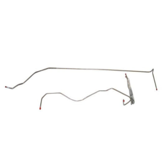 1958 Chevrolet Impala Fuel Line Kit 3/8 Inch Tank to Pump 3 Piece - BGL5801SS - Pre-Bent Fuel Lines Car Part People