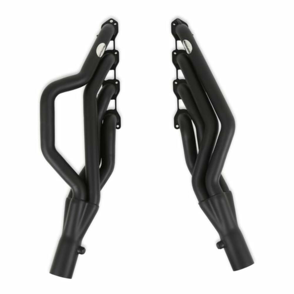 Fits 1972-74 Dodge D100 2Wd Gen Iii Hemi Swap Mid-Length Headers-Black-BH2583