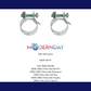 Fits 1958 - 1965 Chevrolet Full Size By-pass Hose Clamps BHH400