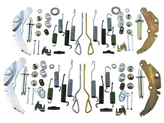 Fits 1955 - 1958 Chevrolet Full Size  Brake Hardware Kit, Front and Rear BHK002