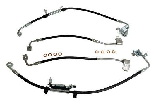 Crown Automotive - Steel Black Brake Hose Kit - BHK2