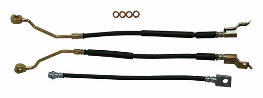 Crown Automotive - Steel Black Brake Hose Kit - BHK5