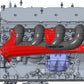 Hooker BlackHeart LT Swap Exhaust Manifolds - Rear Dump SBC Exit-Natural BHS5196