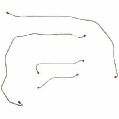 1955 Chevrolet Bel Air Front Brake Line Kit Standard Brakes Steel BKT5501OM - Front Lines Car Part People