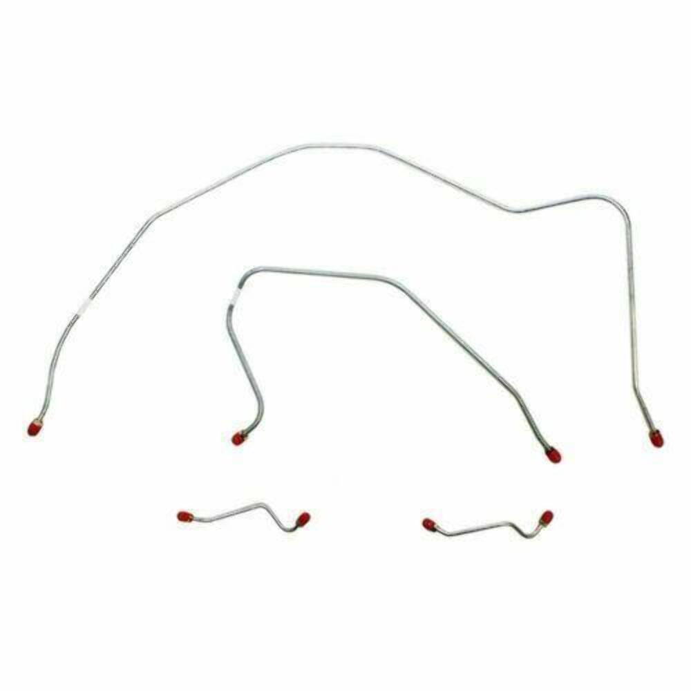1956-57 Chevrolet Bel Air Front Brake Line Kit Standard Brakes - BKT5601SS - Front Lines Car Part People