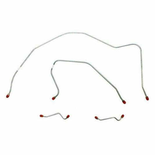 1956-57 Chevrolet Bel Air Front Brake Line Kit Standard Brakes - BKT5601SS - Front Lines Car Part People