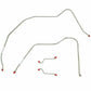 1956-57 Chevrolet Bel Air Front Brake Line Kit Power Brakes - BKT5602SS