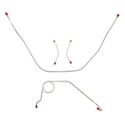 1958-64 Chevrolet Bel Air Front Brake Line Kit Manual Disc Brakes - BKT5811SS - Front Lines Car Part People