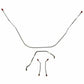 1962-64 Chevrolet Bel Air Front Brake Line Kit Standard Brakes - BKT6201OM