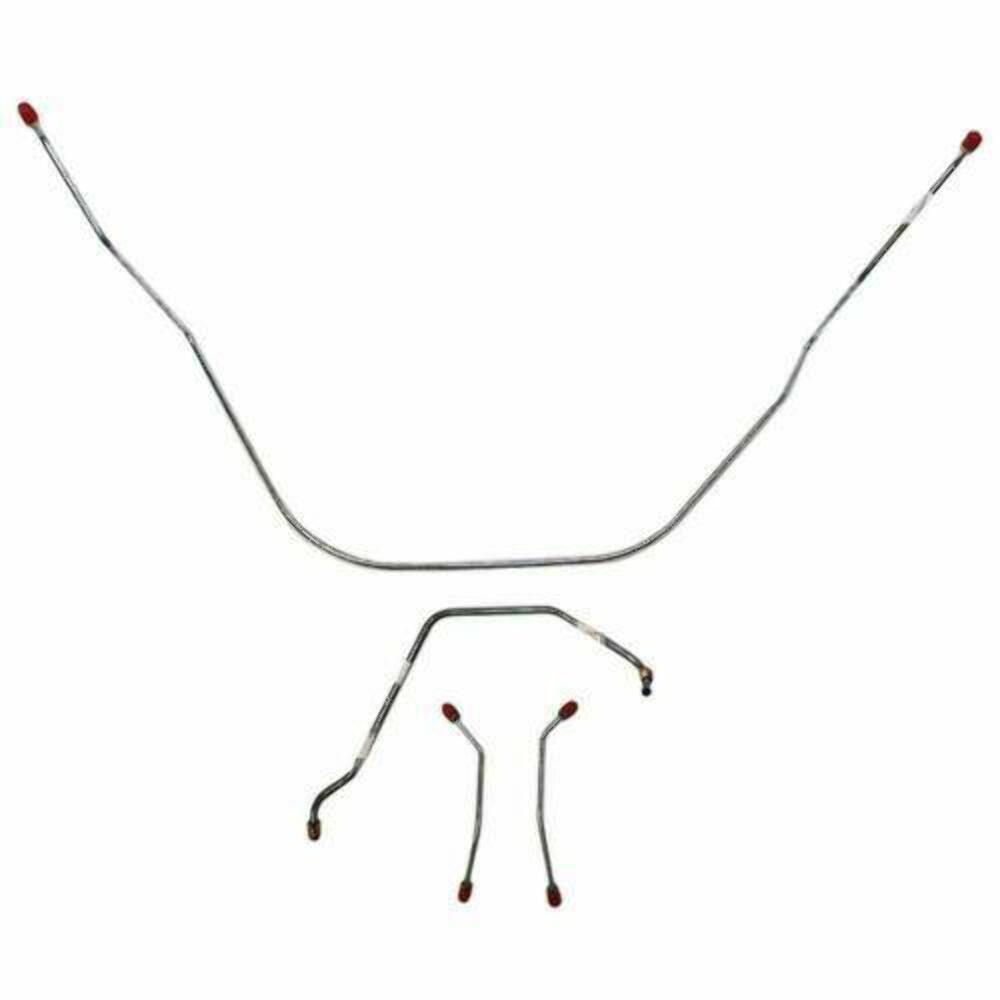 1962-64 Chevrolet Bel Air Front Brake Line Kit Standard Brakes - BKT6201SS - Front Lines Car Part People
