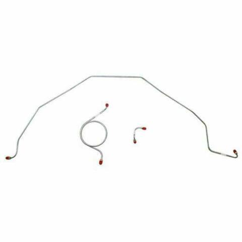 1965 Chevrolet Bel Air Front Brake Line Kit Power Brakes - BKT6502OM