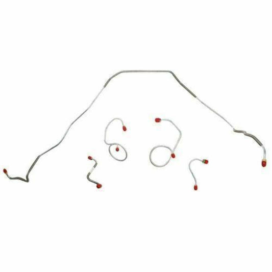 1967-68 Chevrolet Bel Air Front Brake Line Kit Power Disc Brakes - BKT6703OM - Front Lines Car Part People