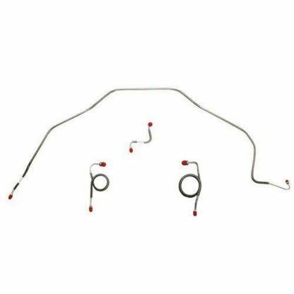1969 Chevrolet Bel Air Front Brake Line Kit Power Drum Brakes - BKT6902SS - Front Lines Car Part People