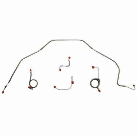 1969 Chevrolet Bel Air Front Brake Line Kit Power Disc Brakes - BKT6903OM - Front Lines Car Part People