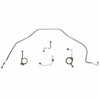 1969 Chevrolet Bel Air Front Brake Line Kit Power Disc Brakes - BKT6903SS - Front Lines Car Part People