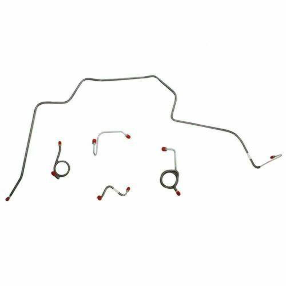1969 Chevrolet Bel Air Front Brake Line Kit Power Disc Brakes - BKT6904SS - Front Lines Car Part People