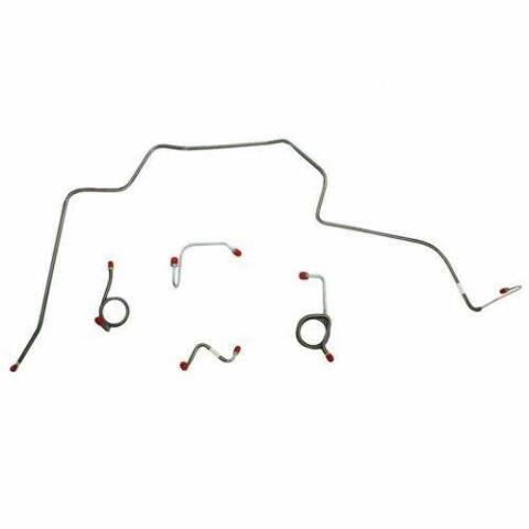 1969 Chevrolet Bel Air Front Brake Line Kit Power Disc Brakes - BKT6904SS