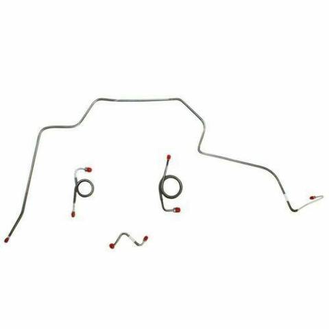 1969 Chevrolet Bel Air Front Brake Line Kit Power Drum Brakes - BKT6905OM