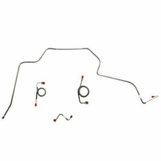 1969 Chevrolet Bel Air Front Brake Line Kit Power Drum Brakes - BKT6905SS - Front Lines Car Part People