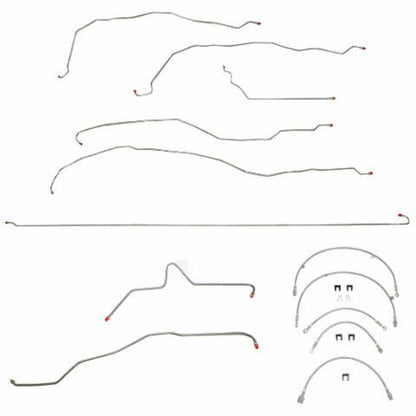 For Chevy Silverado 2500 HD 2001-07 Complete BrakeLine & Hose V8 ExtCab-BLH1-CPP - Brake Line and Hose Kit Car Part People