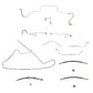 1967 Dodge Coronet Brake Line & Hose Kit - BLH100OM