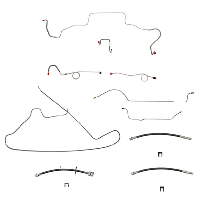 1967 Dodge Coronet Brake Line & Hose Kit - BLH100SS - Brake Line and Hose Kit Car Part People