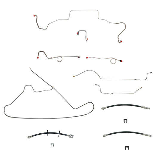 1967 Dodge Coronet Brake Line & Hose Kit - BLH100SS - Brake Line and Hose Kit Car Part People