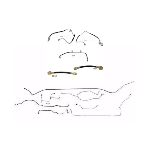Complete Brake Line & Hose Kit For 03-04 Jeep Grand Cherokee After 04/27/2003 St