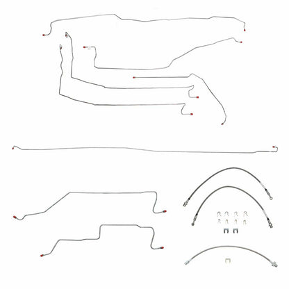05-07 Chevrolet Silverado 1500 Brake Line & Hose Kit 4WD Ext Cab/Short Bed - Brake Line and Hose Kit Car Part People