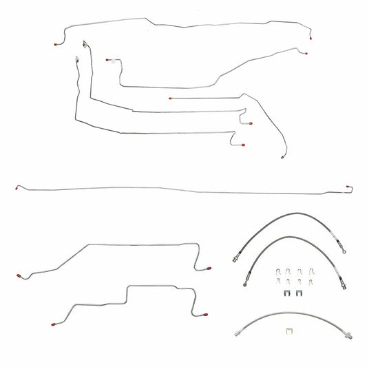 05-07 Chevrolet Silverado 1500 Brake Line & Hose Kit 4WD Ext Cab/Short Bed - Brake Line and Hose Kit Car Part People