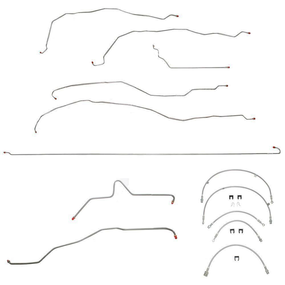 Fine Lines BLH2 - Brake Line & Hose Kit Reg Cab/Long Bed for 01-07 Chevrolet Silverado 2500HD - Brake Line and Hose Kit Car Part People