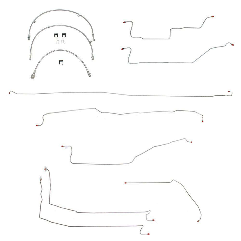 05-07 Chevrolet Silverado 1500 Brake Line & Hose Kit 2WD Reg Cab/Long Bed - Brake Line and Hose Kit Car Part People
